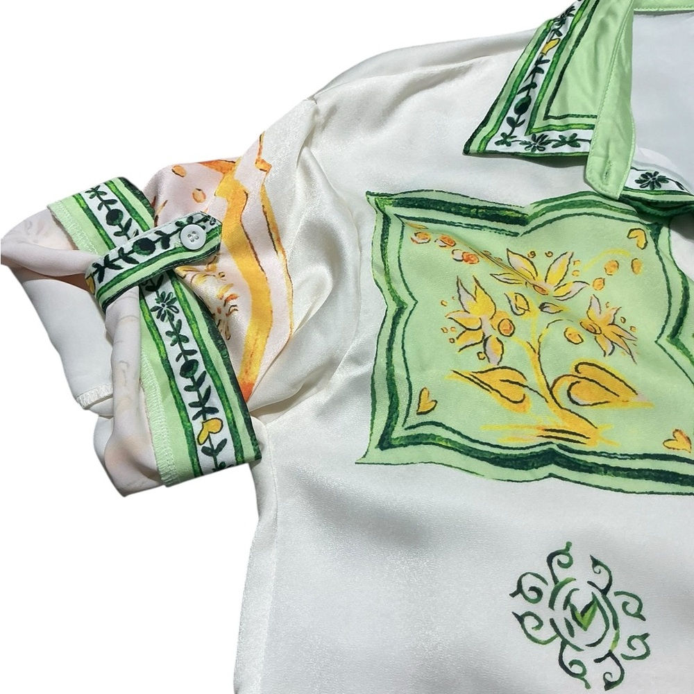 Mediterranean Medallion 2 Piece Short Set S $100 Retail NWOT - Picture 7 of 15